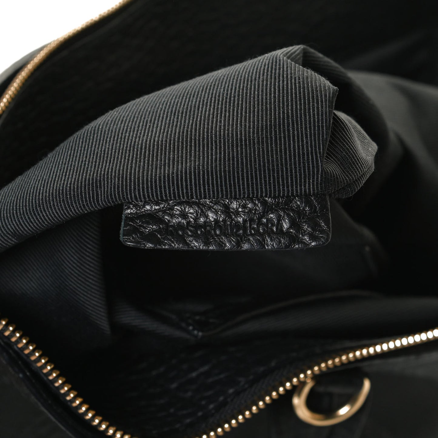 Signature Grain Medium Dewsbury Tote Black