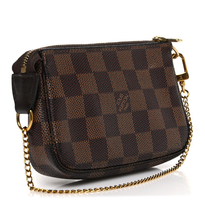 Louis Vuitton Damier Ebene Mini Pochette Accessories 3 of 7