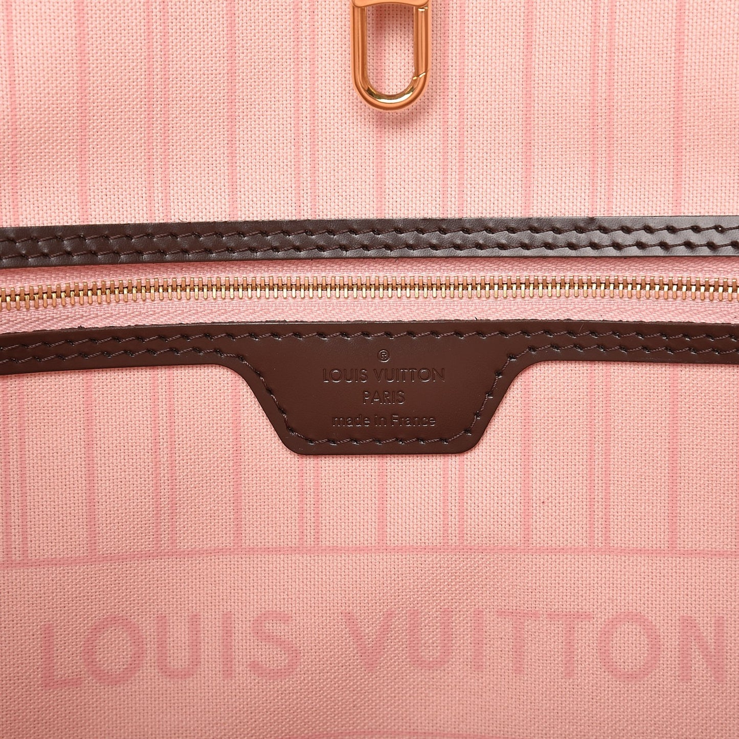 Damier Ebene Neo Neverfull MM Rose Ballerine