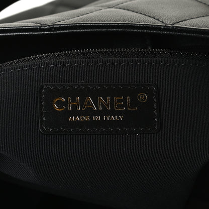 Chanel Calfskin Stitched Large Shopping Bag Black 6 of 10