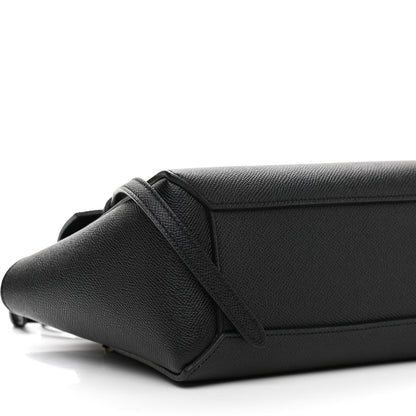 Celine Grained Calfskin Nano Belt Bag Black 9 of 11