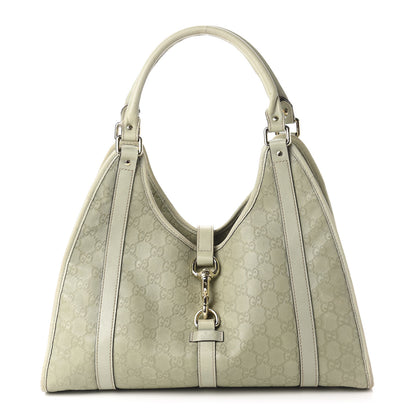 Gucci Guccissima Medium Joy Shoulder Bag Green 1 of 16
