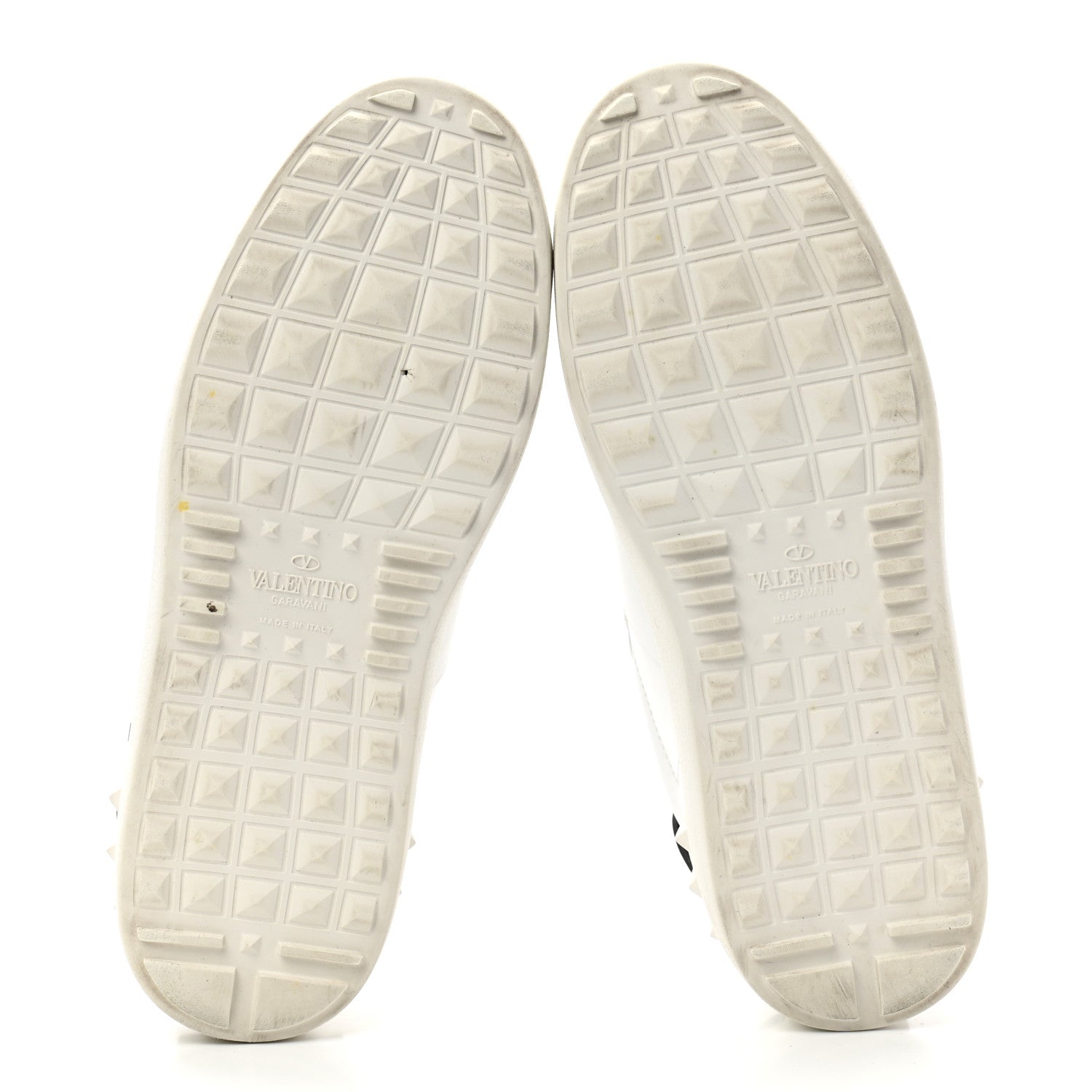 Valentino Garavani Calfskin VLTN Rockstud Open Sneakers 36 White 5 of 10