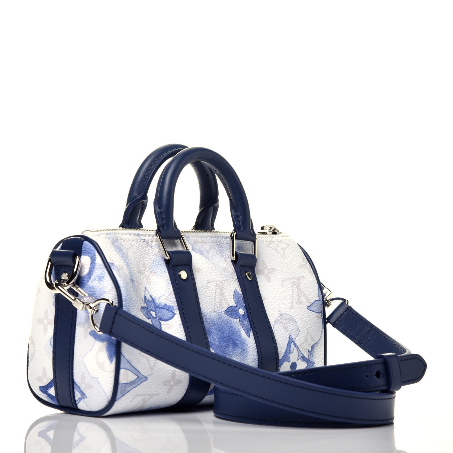 Louis Vuitton Monogram Watercolor Keepall XS Blue 3 of 9