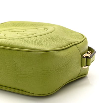 Gucci Pebbled Calfskin Small Soho Disco Bag Green 10 of 10