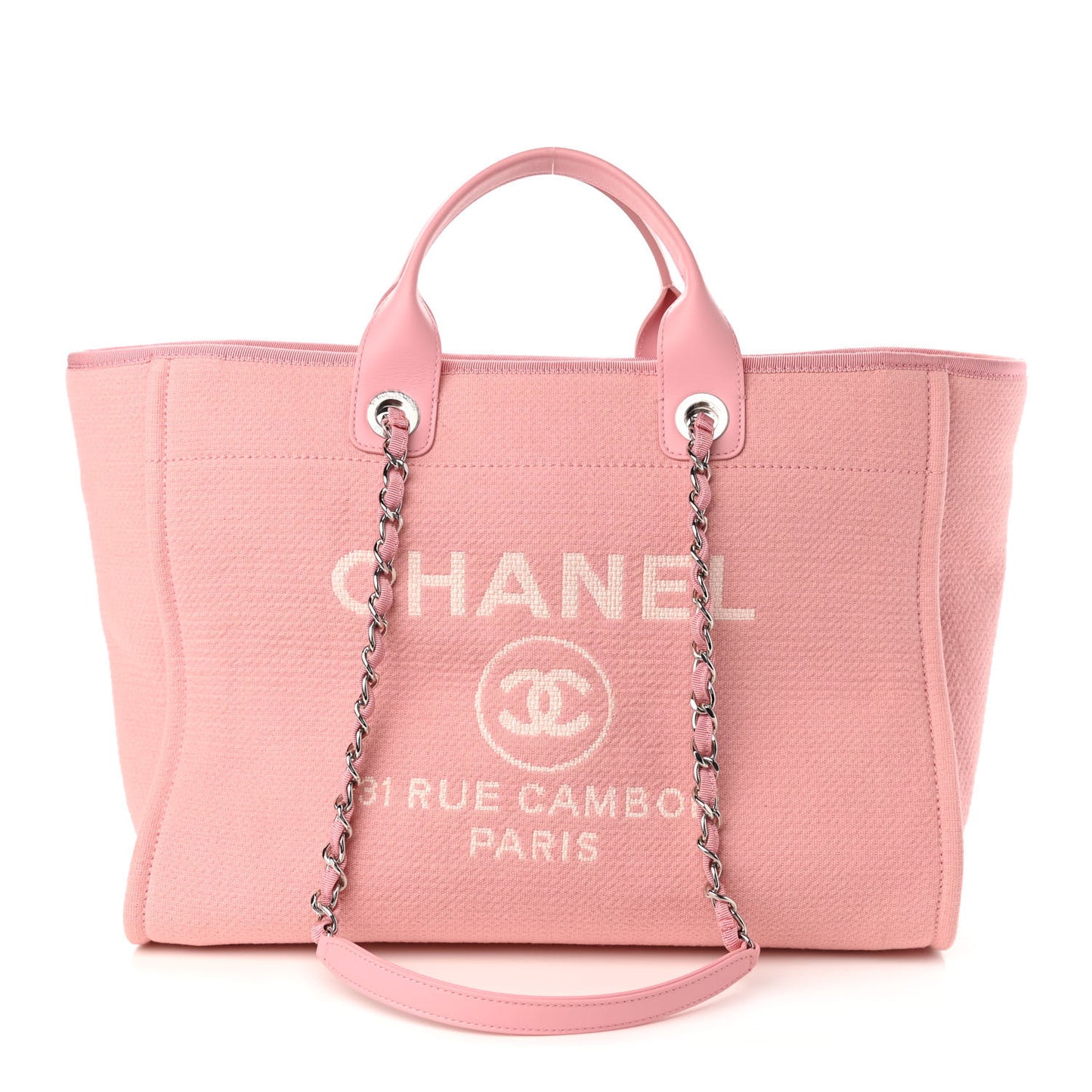 Mixed Fibers Medium Deauville Tote Pink