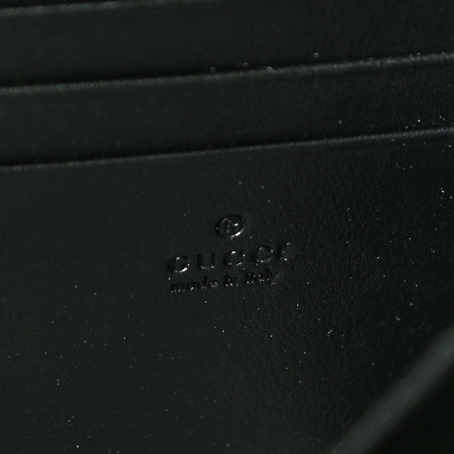 Velvet GG Monogram Mini Dionysus Chain Wallet Black