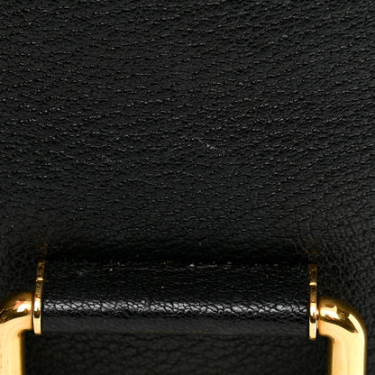 Burberry Goatskin Cotton Canvas Vintage Check Small D-Ring Bag Black Antique Yellow 9 of 13