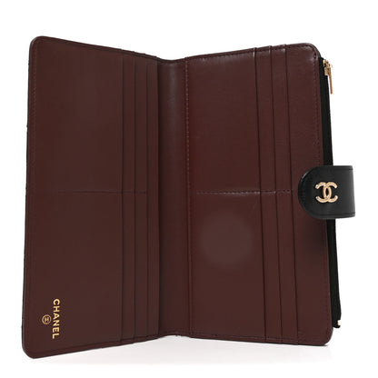Chanel Caviar Quilted Long Zipped Wallet Black 5 of 8