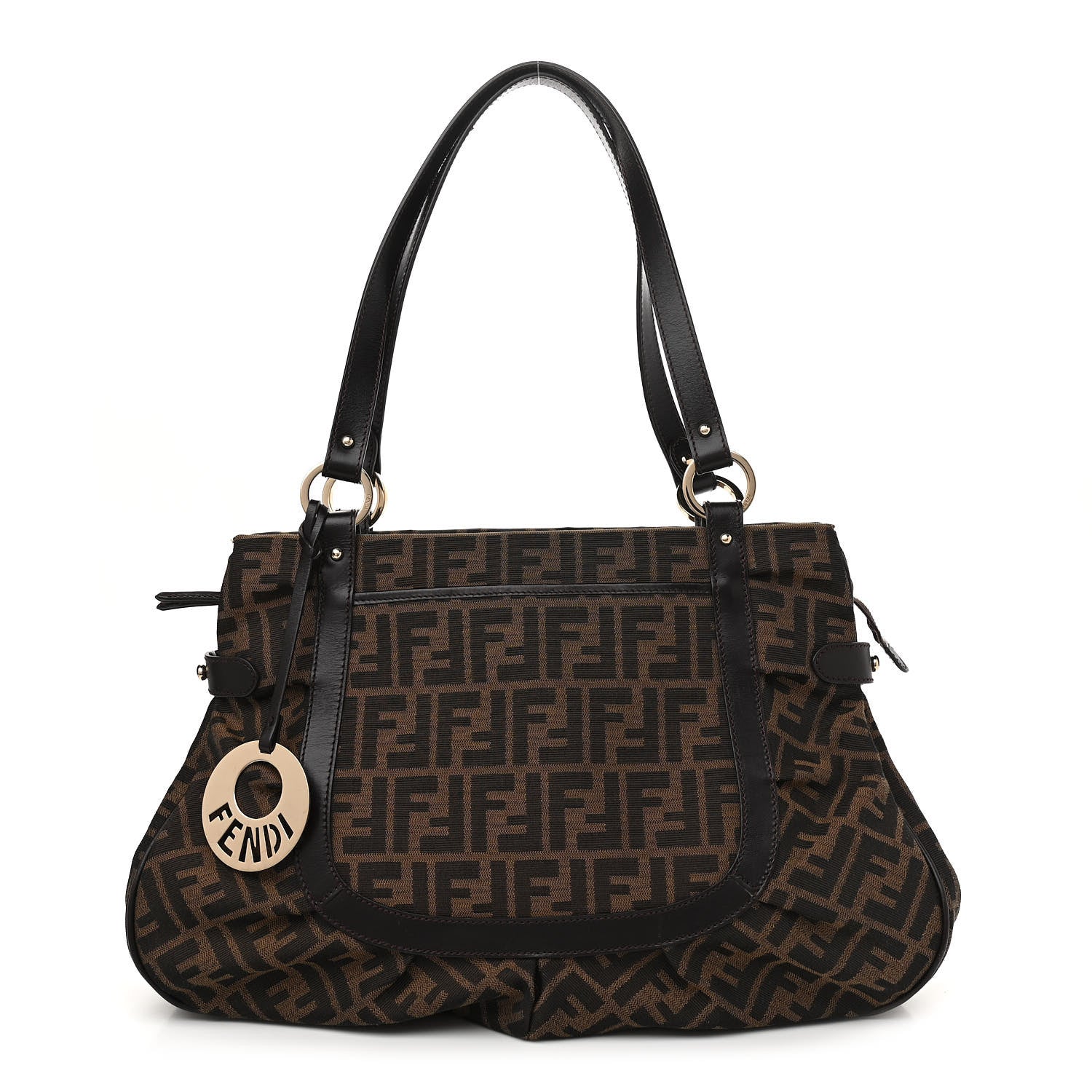 Fendi Zucca Large Chef Shopper Tote Tobacco 1 of 11