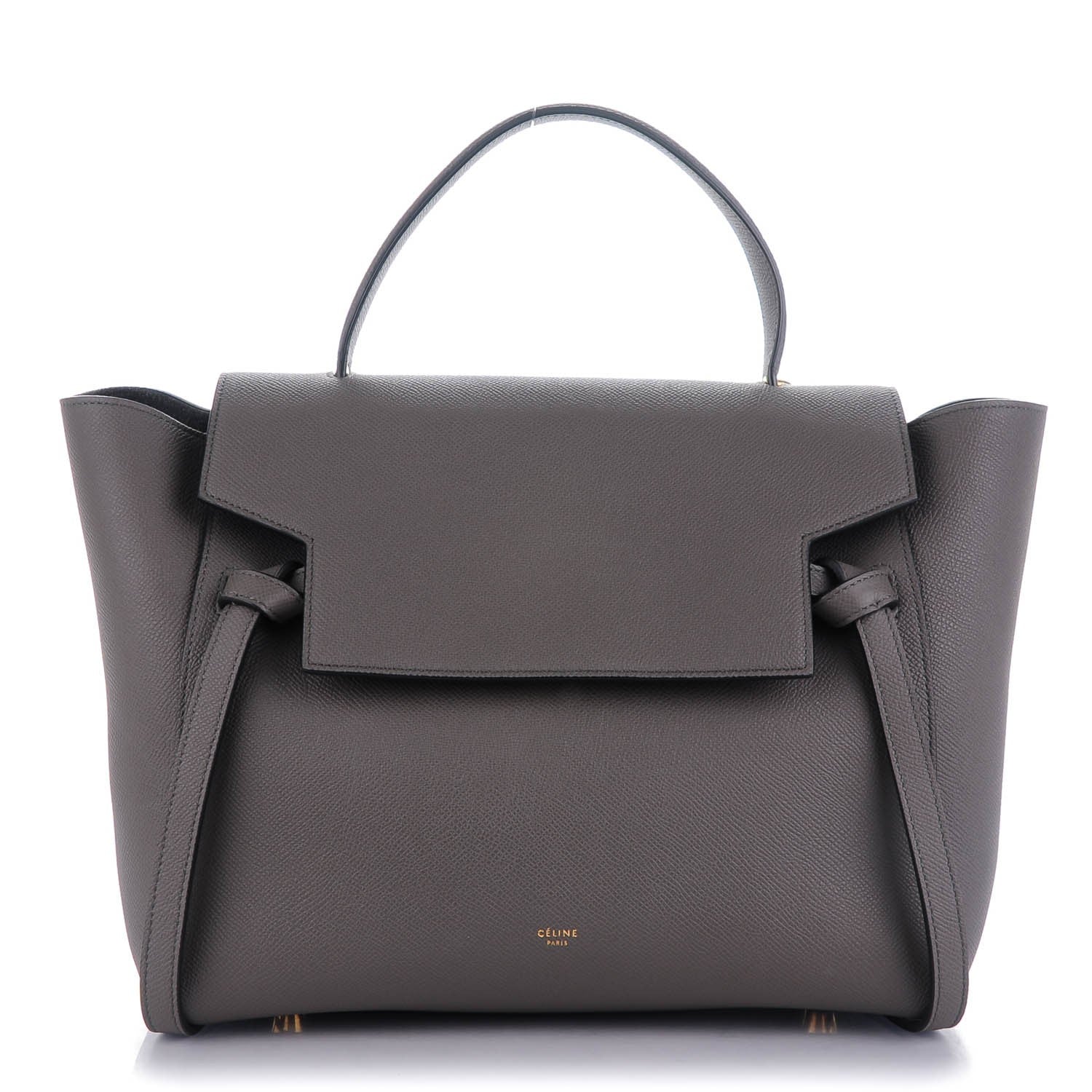 Celine Grained Calfskin Mini Belt Bag Grey 1 of 7
