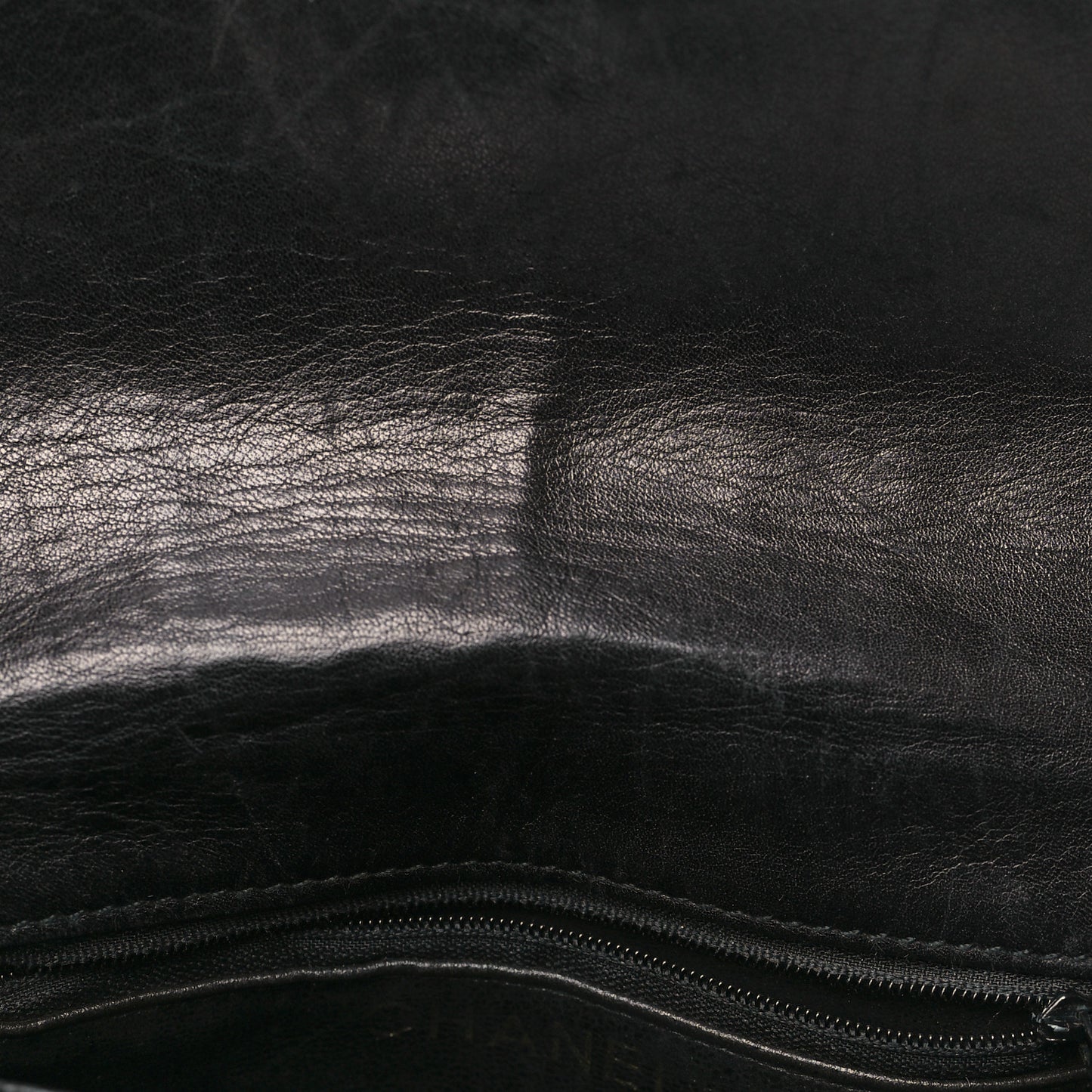 Lambskin Quilted Flap Crossbody Black