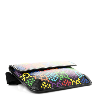 Gucci GG Supreme Monogram Psychedelic Slim Belt Bag Black 3 of 10