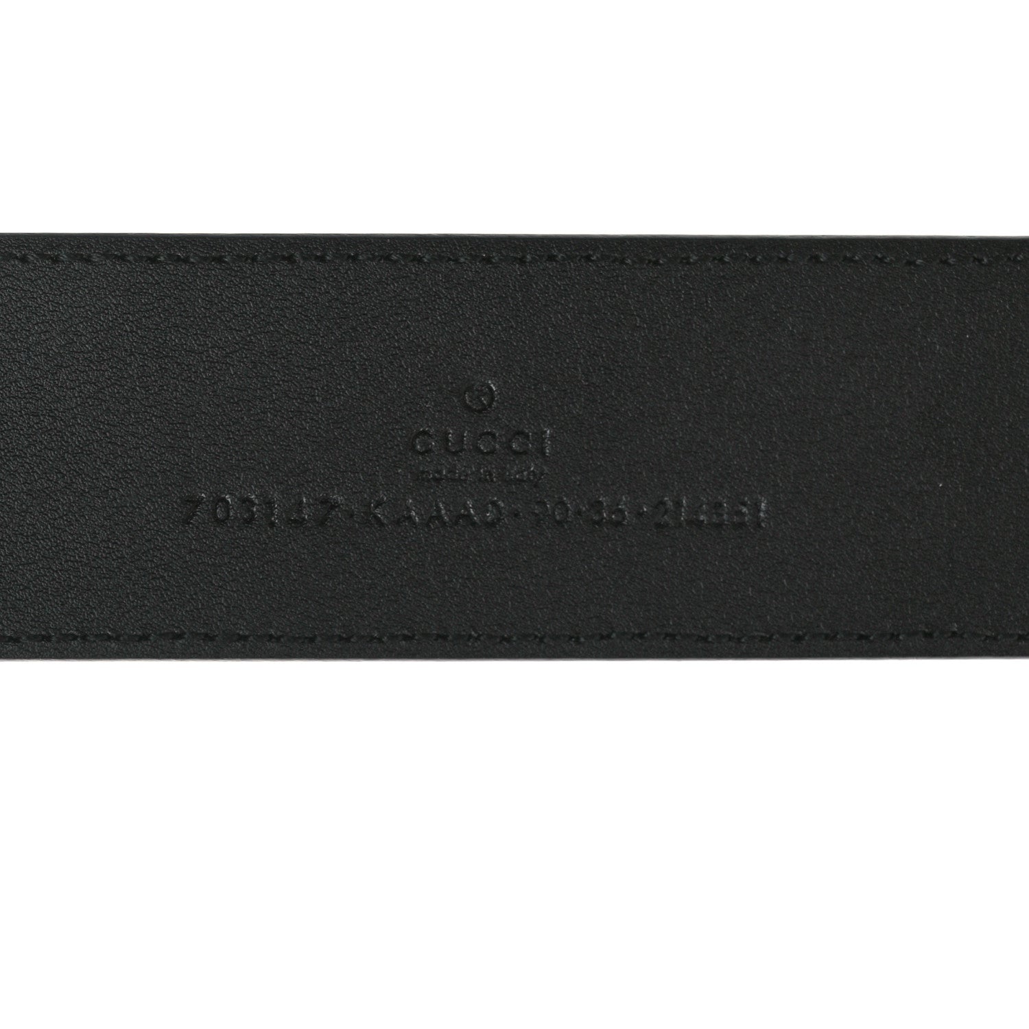 Gucci GG Supreme Monogram Blondie 40mm Belt  90 36 Black 3 of 4