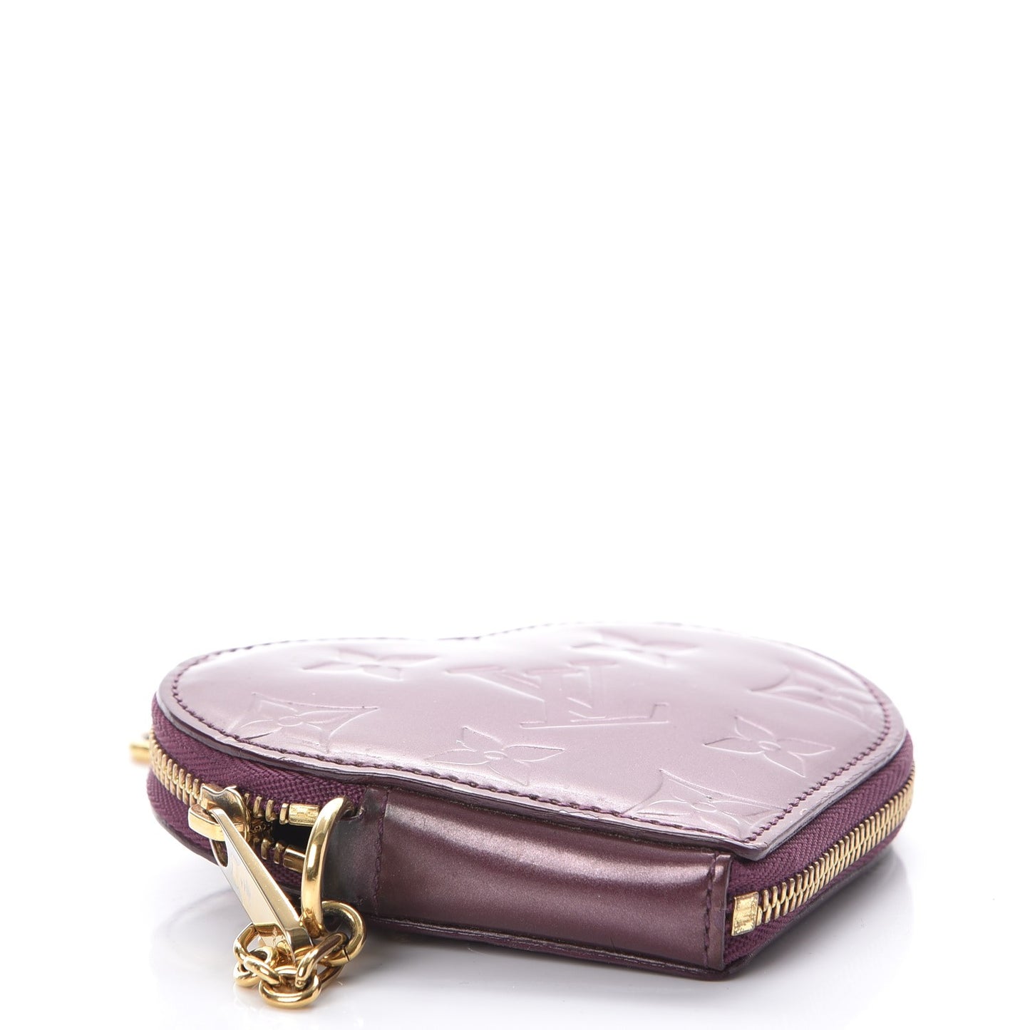 Vernis Heart Coin Purse Violet