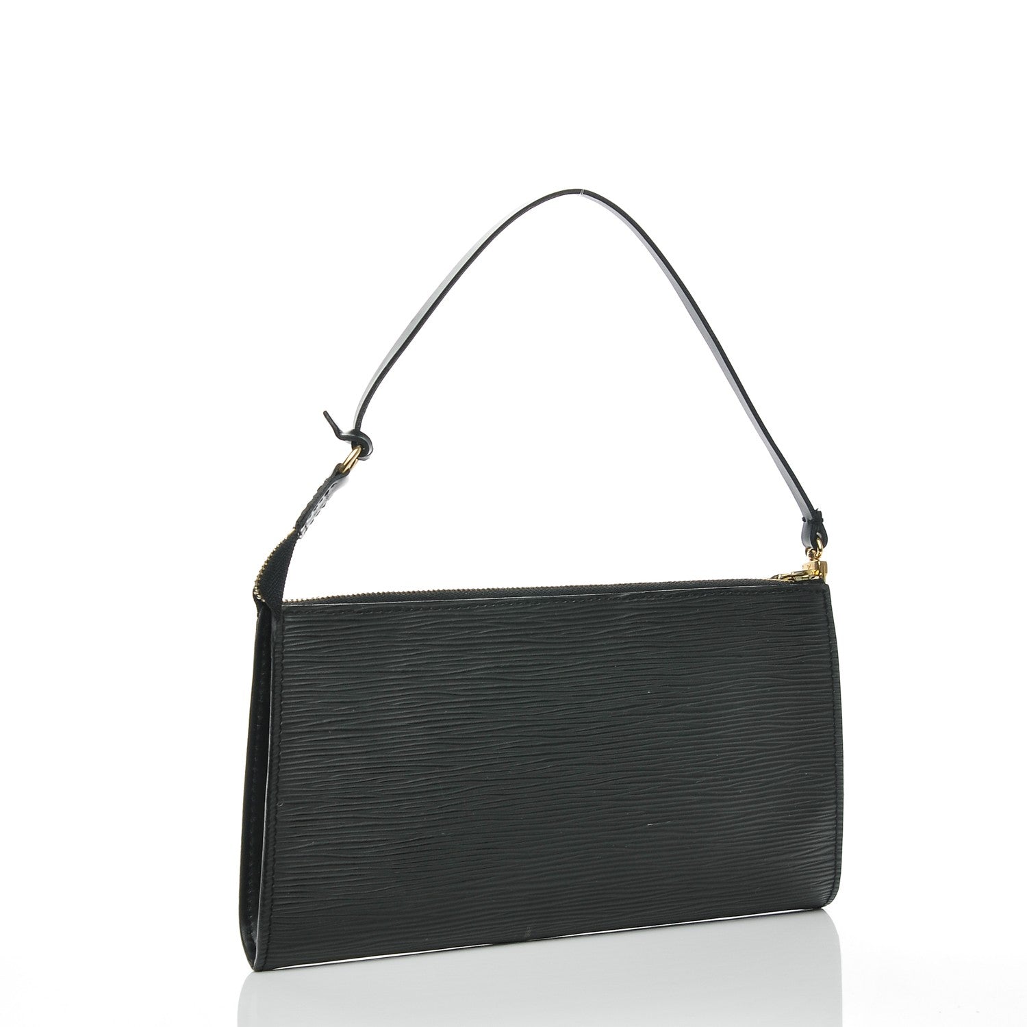 Louis Vuitton Epi Pochette Accessories 24 Black 3 of 6