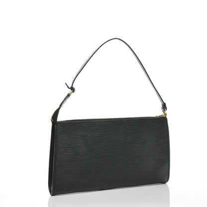 Louis Vuitton Epi Pochette Accessories 24 Black 3 of 6