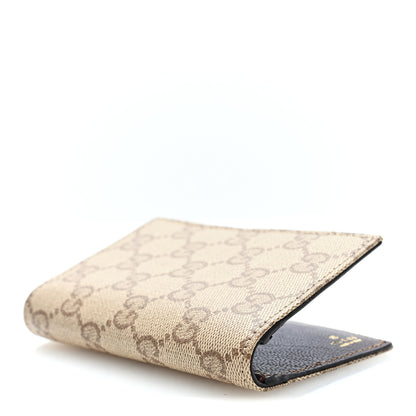 Gucci GG Monogram Essence Classic Card Case Sand Dark Brown 4 of 7