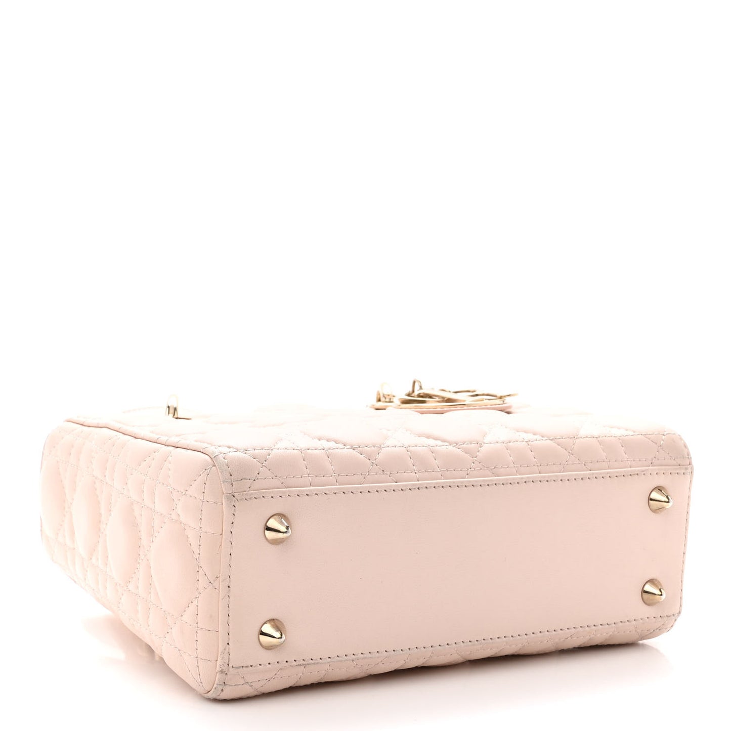 Lambskin Cannage Small My ABCDior Lady Dior Pink