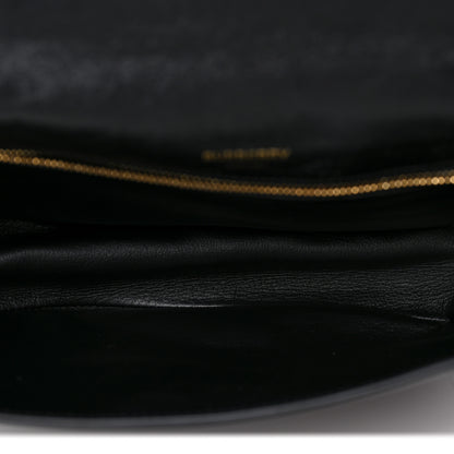 Burberry Lambskin Medium Olympia Chain Shoulder Bag Black 4 of 7