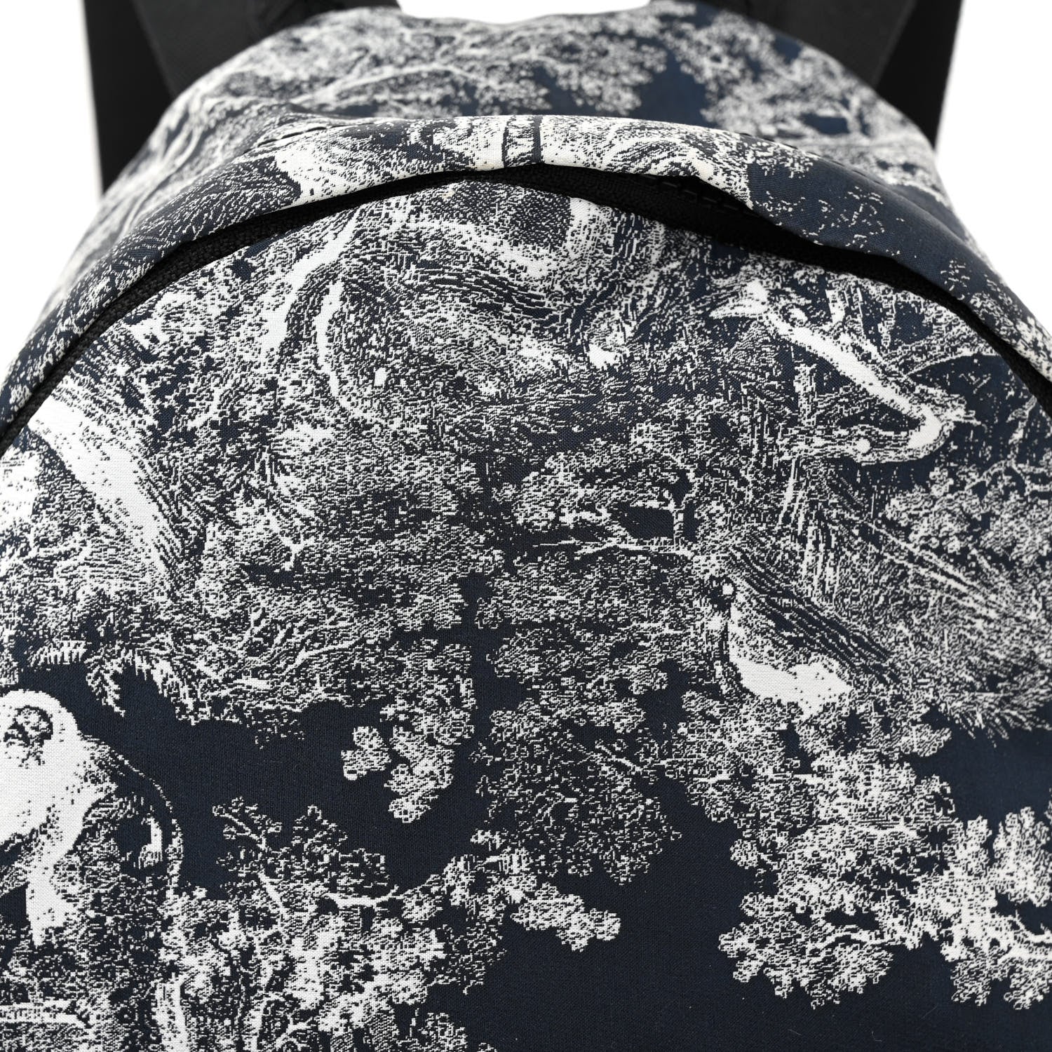 Christian Dior Nylon Technical Fabric Toile De Jouy Small Diortravel Backpack Blue 7 of 9