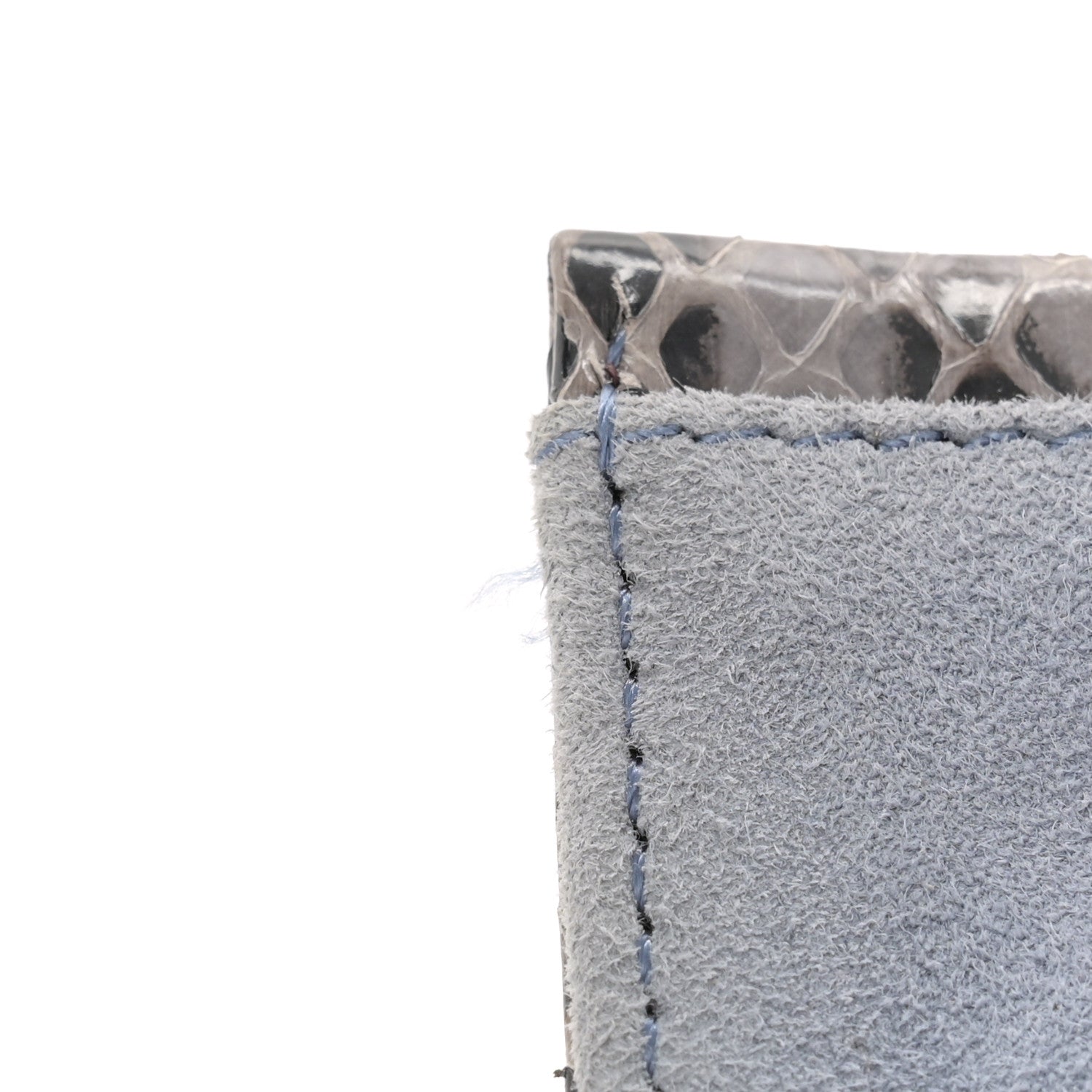 Fendi Snakeskin Baguette Grey 11 of 14