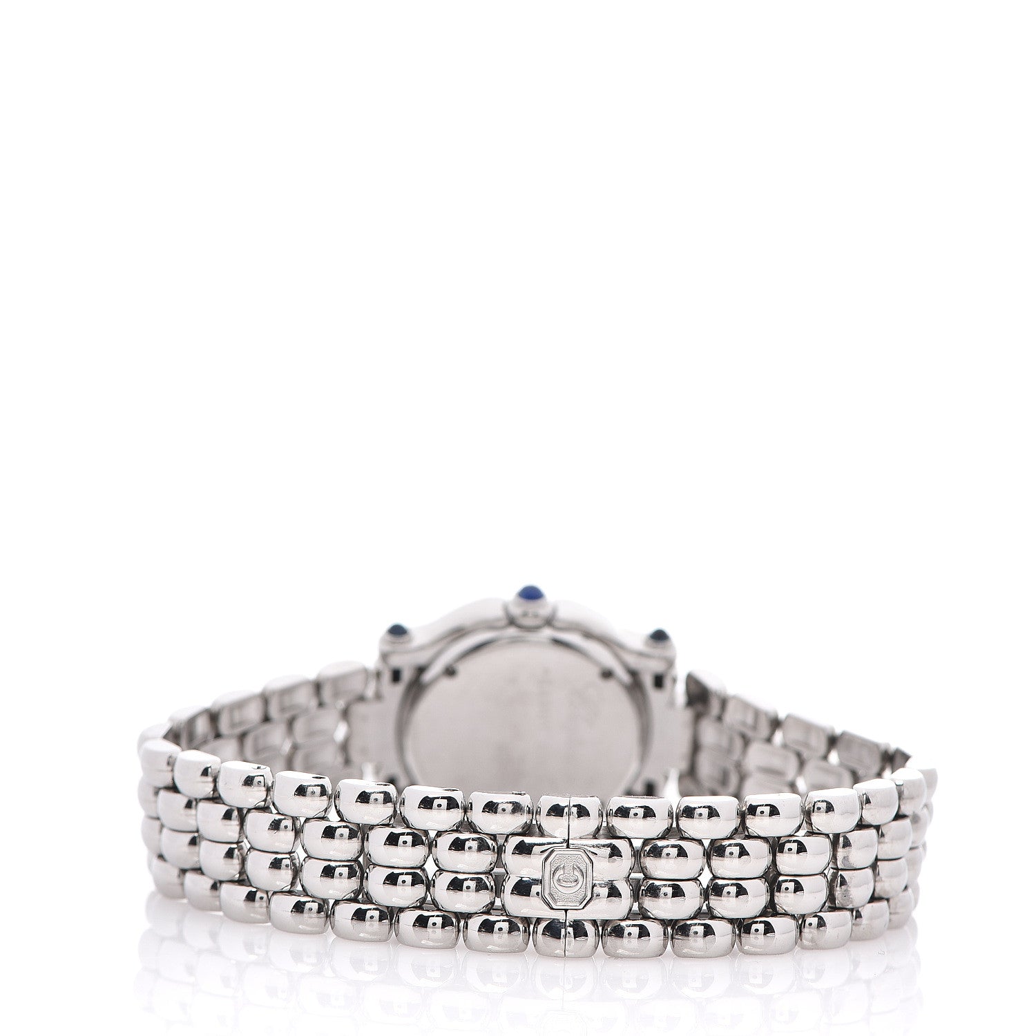 Chopard Stainless Steel Diamond Pave Bezel 26mm Happy Sport Quartz Watch 3 of 5