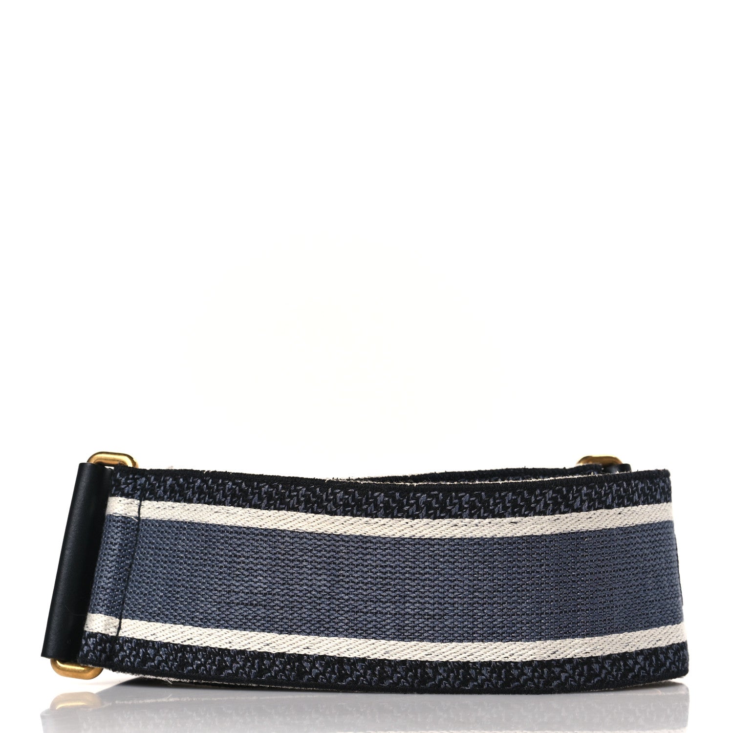 Christian Dior Canvas Embroidered Toile De Jouy Shoulder Strap Blue 2 of 5