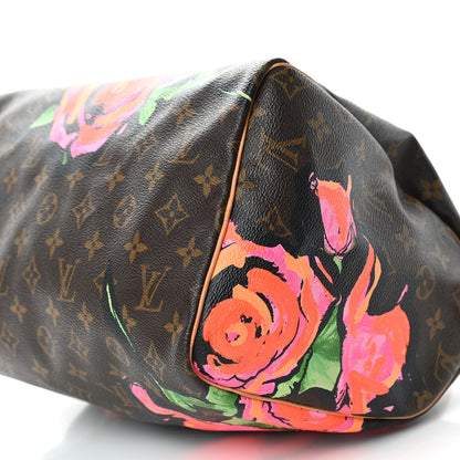 Louis Vuitton Monogram Roses Speedy 30 8 of 9