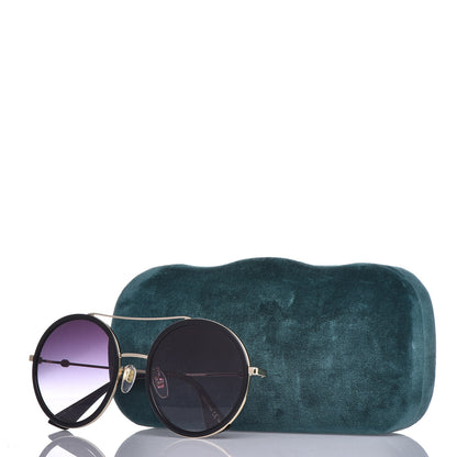 Gucci Round Frame Sunglasses GG0061S Black 7 of 7