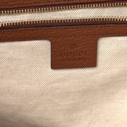 Gucci New Denim GG Monogram Medium Ophidia Shopping Tote Blue Tea Cuir 5 of 11
