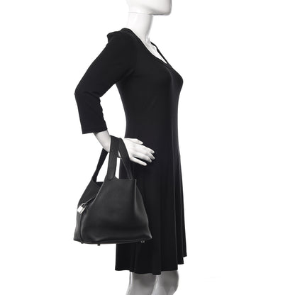 Hermes Taurillon Clemence Picotin Lock 22 MM Black 2 of 11
