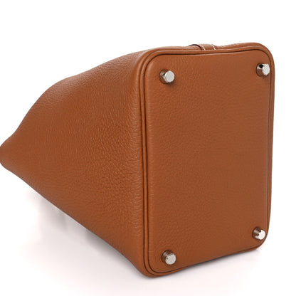 Hermes Taurillon Clemence Picotin Lock 18 PM Gold 8 of 10