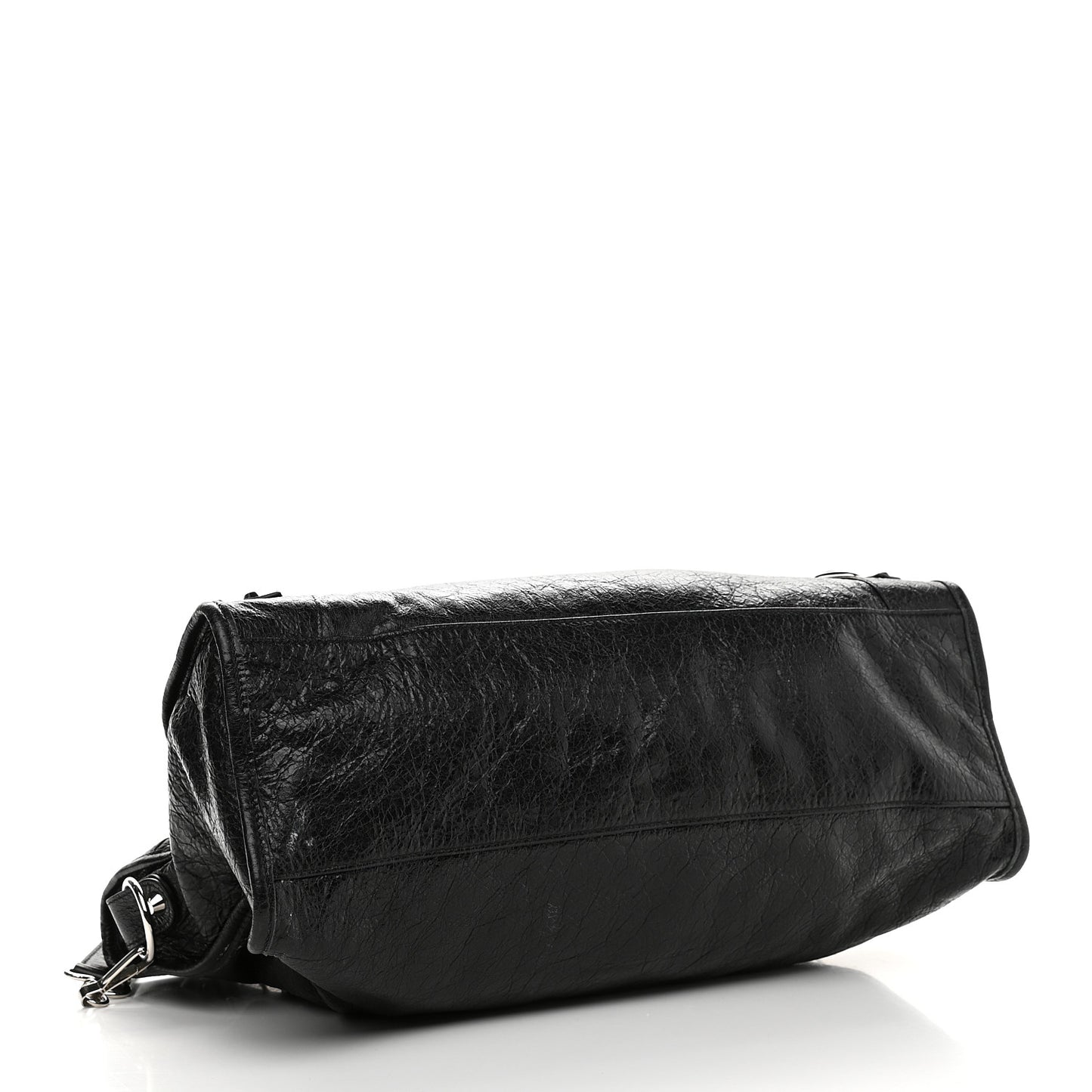 Agneau Classic Silver Hardware City Black