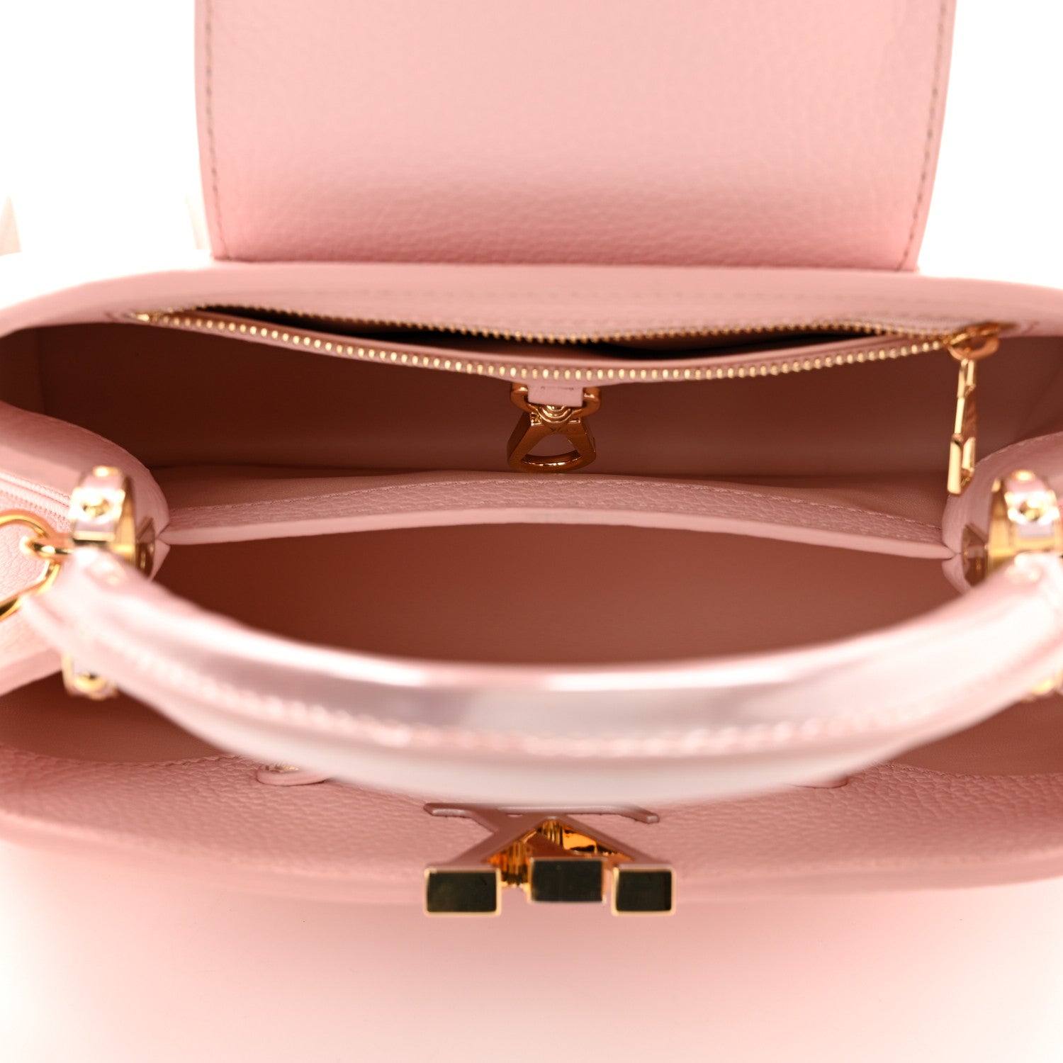 Louis Vuitton Taurillon Capucines BB Rose Jasmin 5 of 10