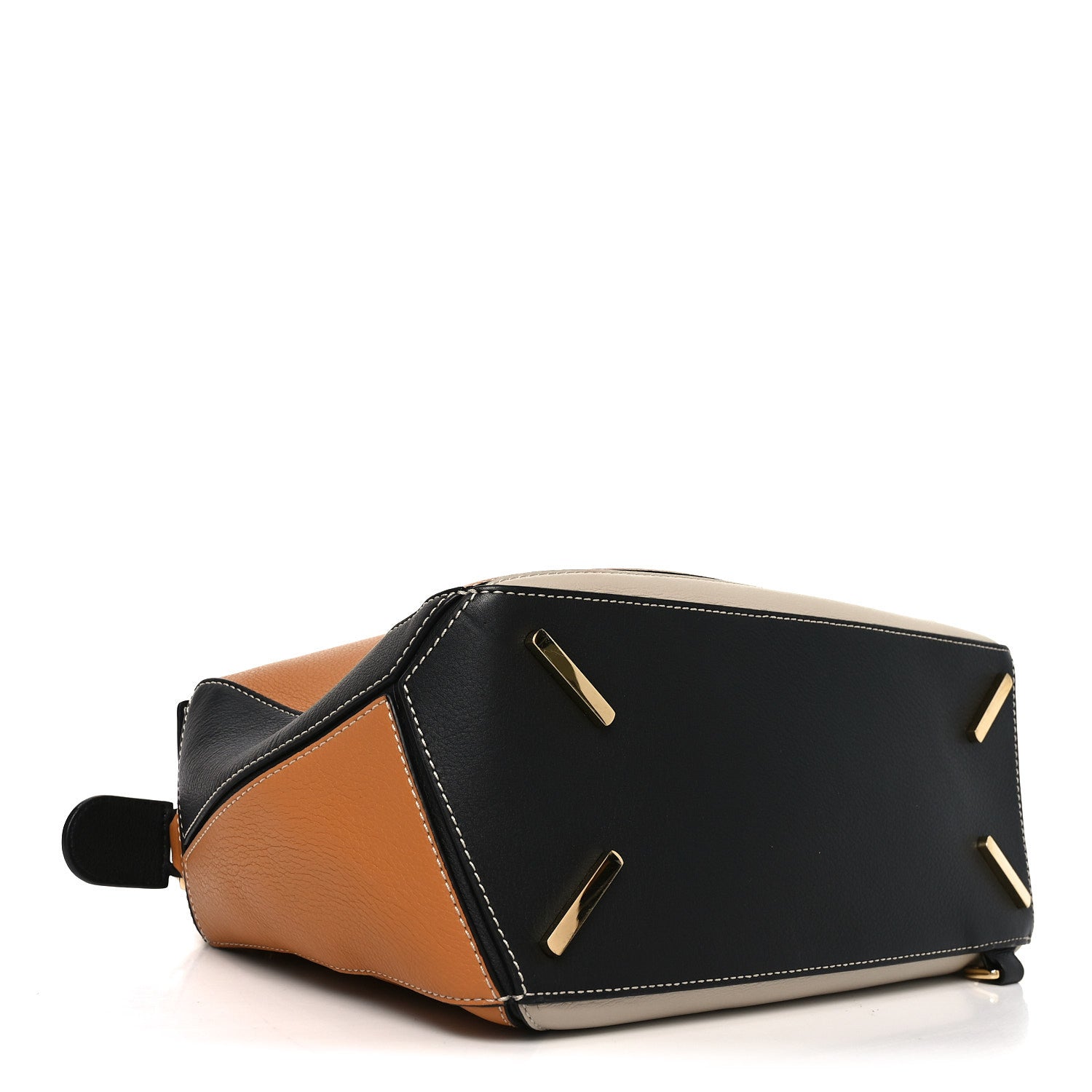 LOEWE♡ Loewe Puzzle Fold Medium Tote Bag in Shiny Leather | Neiman Marcus