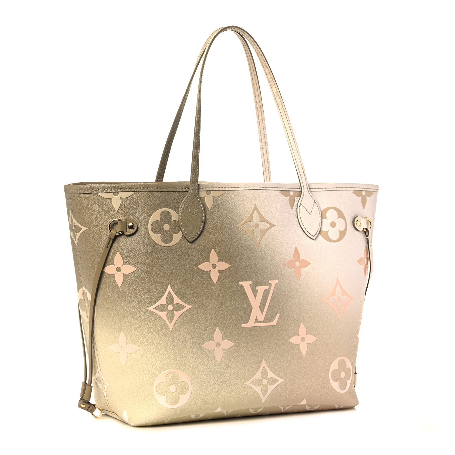 Louis Vuitton Monogram Giant Spring In The City Neverfull MM Sunset Kaki 3 of 8