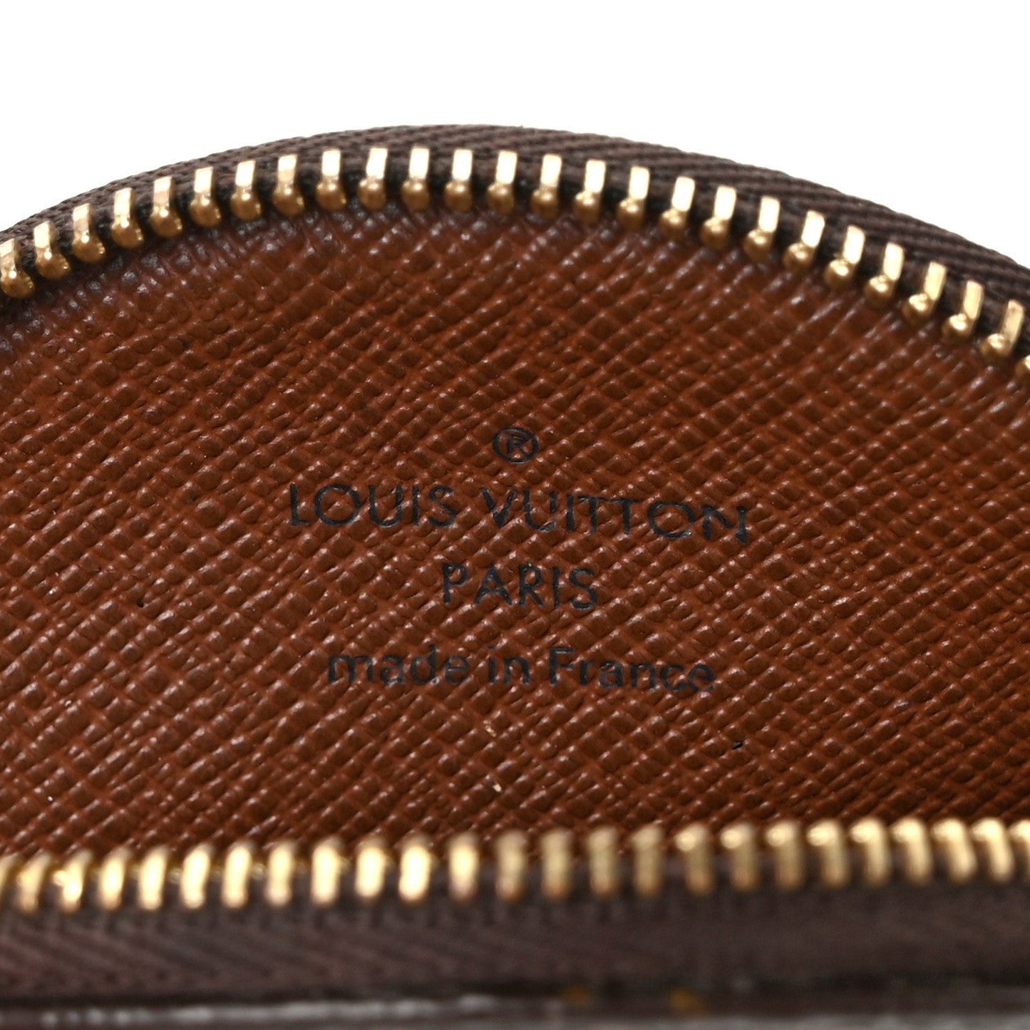 Monogram Round Coin Purse