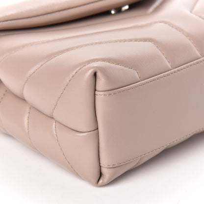Saint Laurent Calfskin Y Quilted Monogram Toy Loulou Satchel Light Natural 6 of 11
