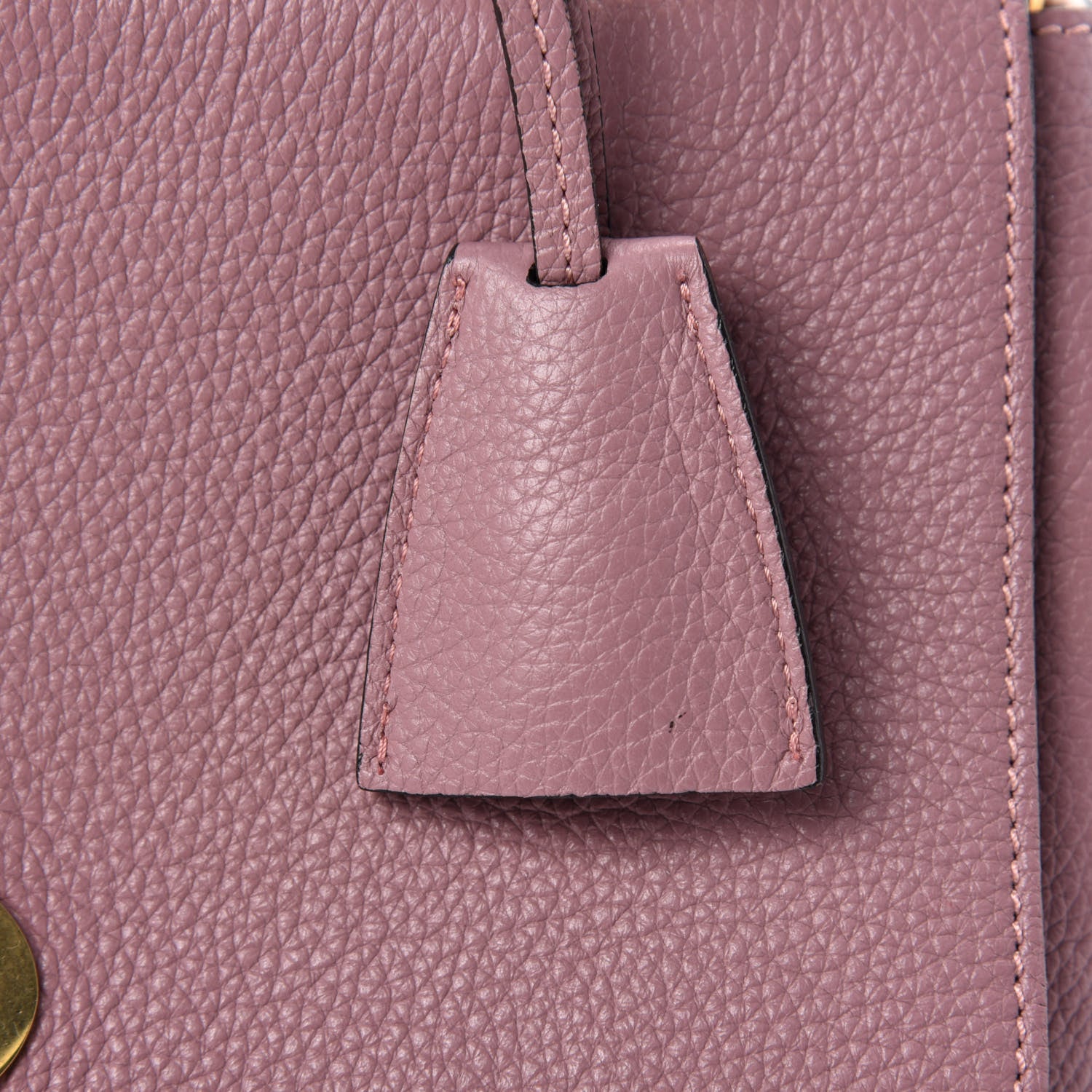 Mulberry Calfskin Goat Medium Lily Flap Dark Blush 8 of 14