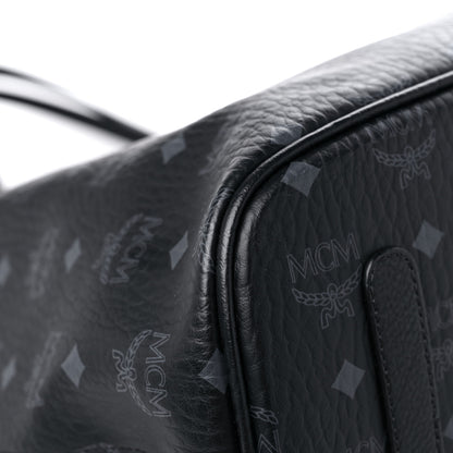 MCM Visetos Large Liz Reversible Shopper Tote Black 7 of 15