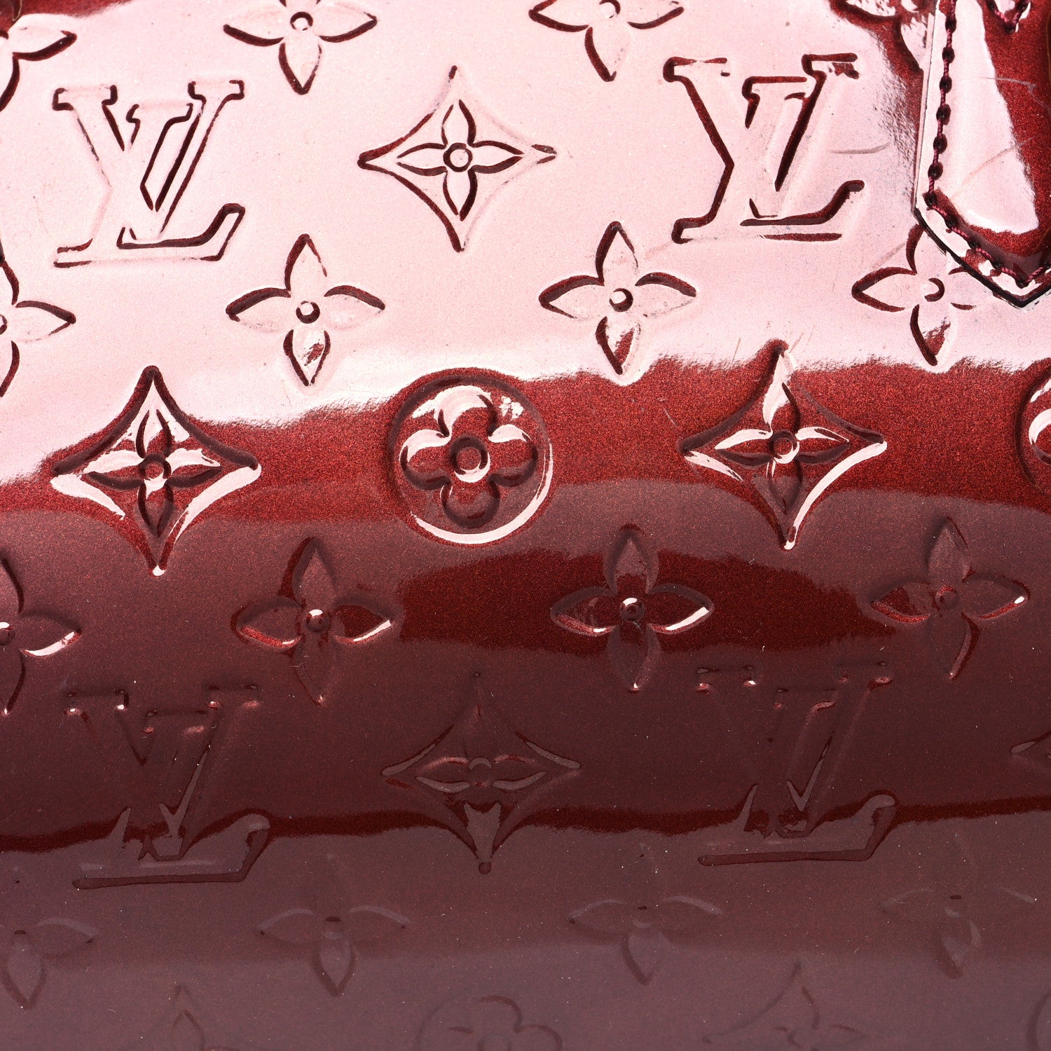 Louis Vuitton Vernis Sherwood GM Rouge Fauviste 7 of 11