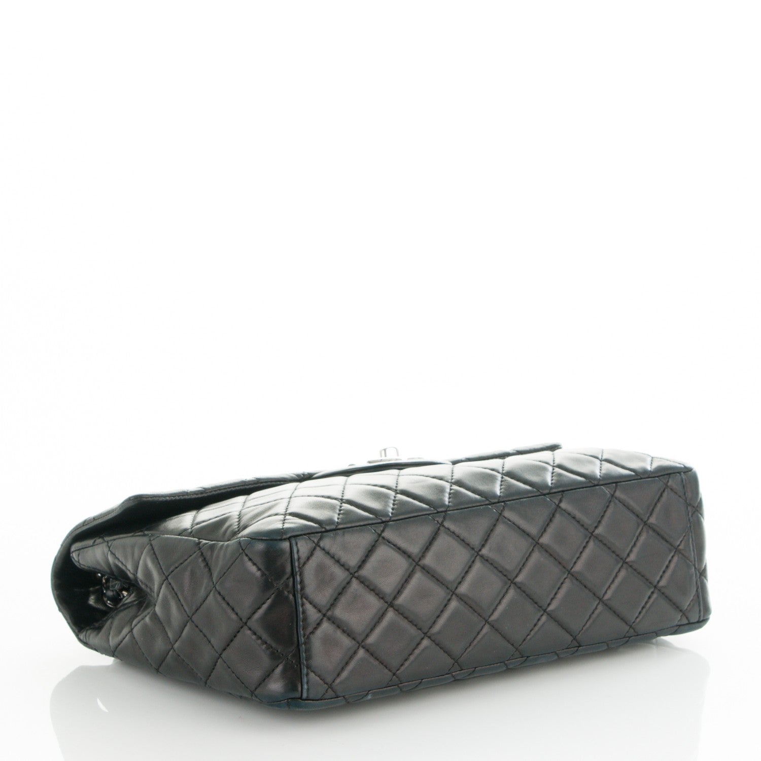 Chanel Lambskin Quilted Maxi Single Flap Black 4 of 7