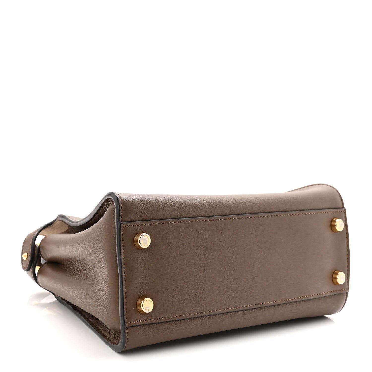 Fendi Vitello Tahiti Burro Bi-Color Medium Peekaboo Iconic Essentially Satchel Maya Camelia Confetto 4 of 10