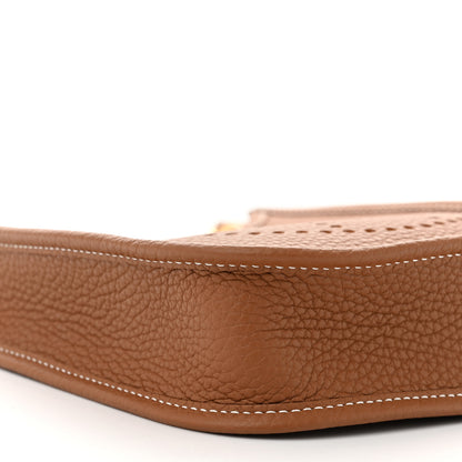 Hermes Taurillon Clemence Evelyne TPM Gold 9 of 11