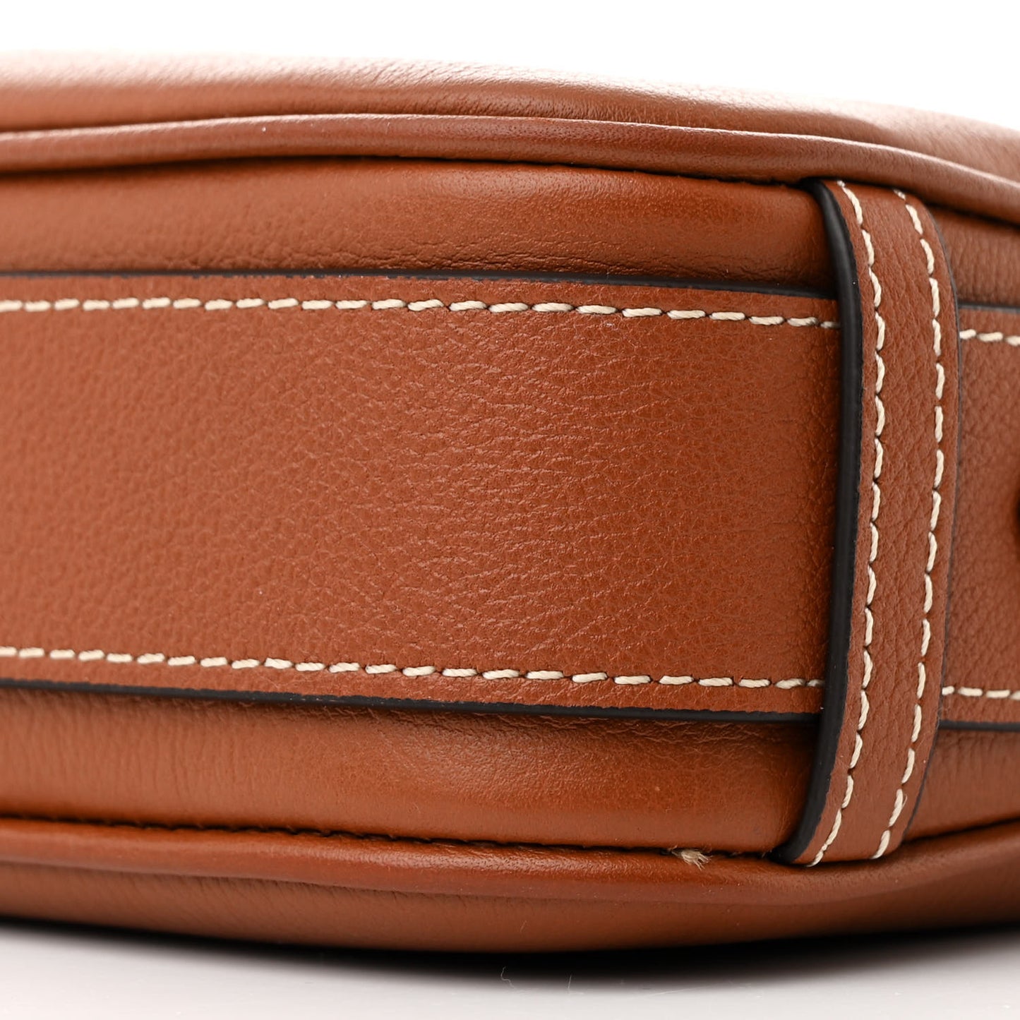 Supple Calfskin Mini Romy Shoulder Bag Tan