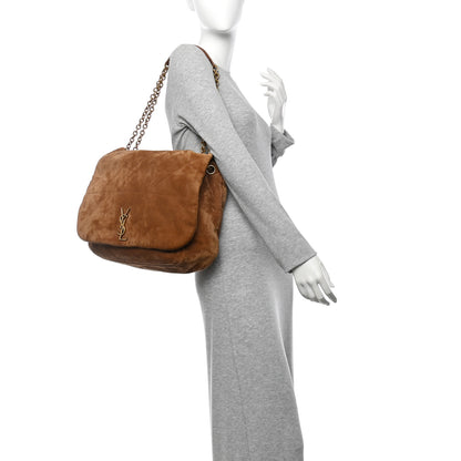 Saint Laurent Suede Matelasse Monogram Large Jamie 4.3 Snuff 2 of 11