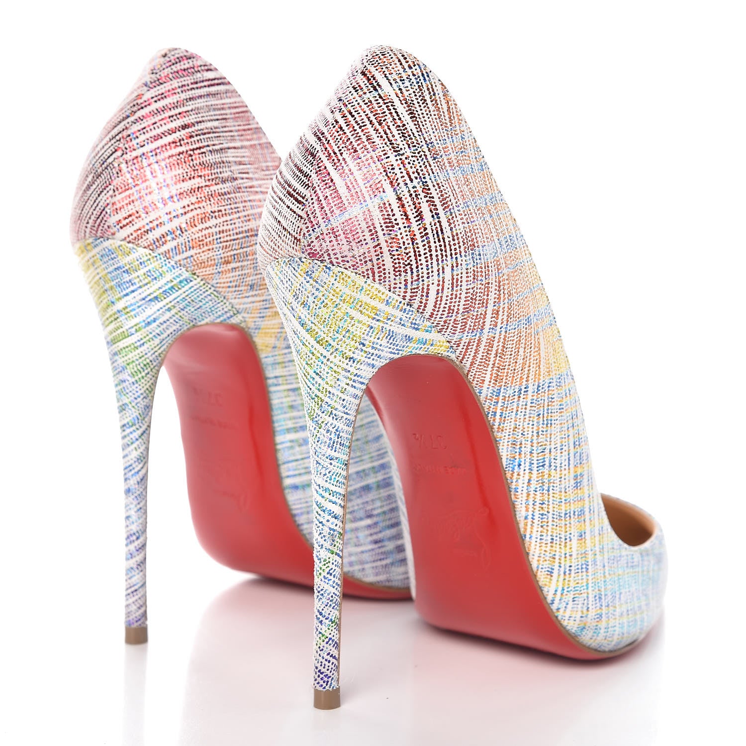 Christian Louboutin Suede Unicorn So Kate 120 Pumps 37.5 Multi 4 of 10