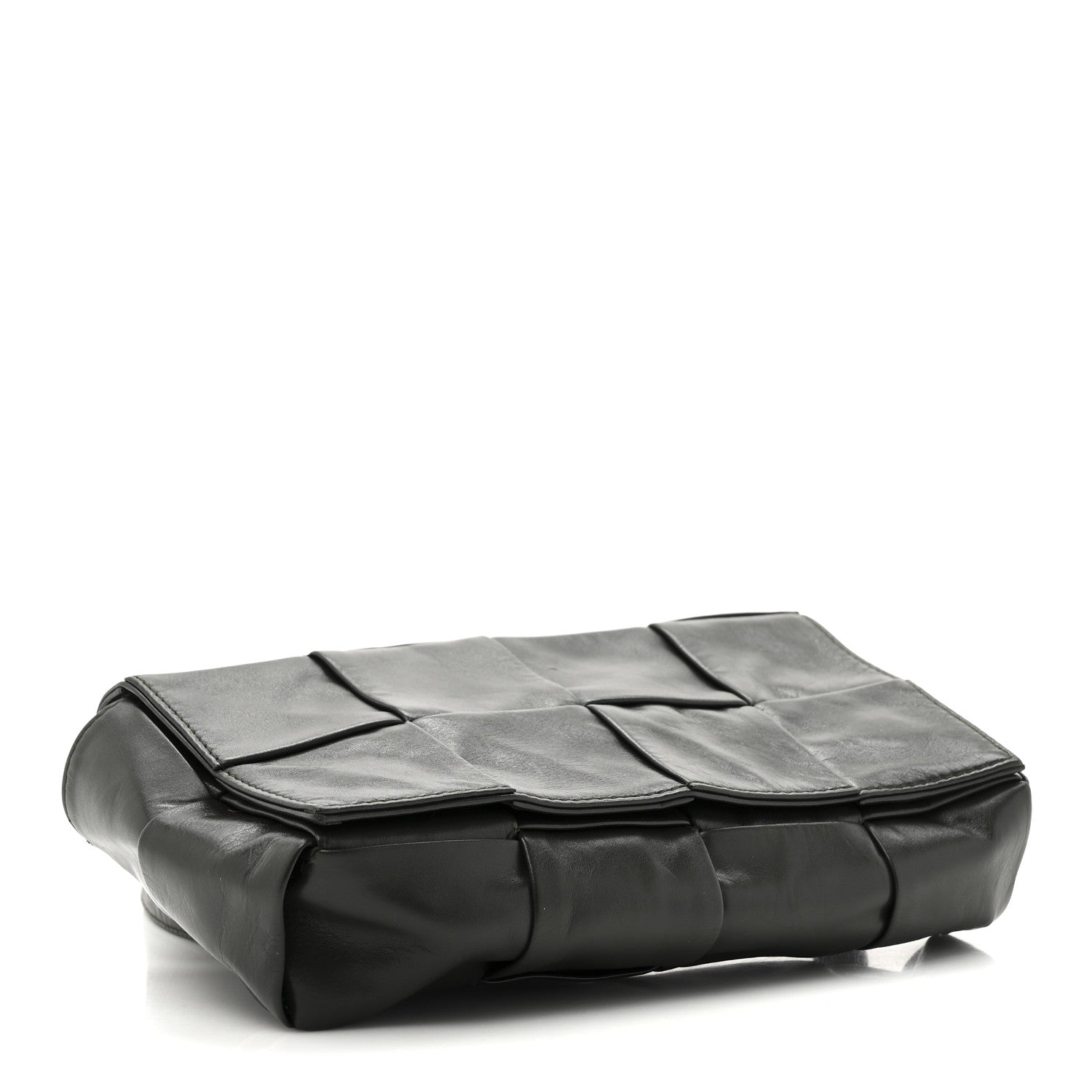 Bottega Veneta Paper Calfskin Intrecciato Cassette Belt Bag Raintree 4 of 10