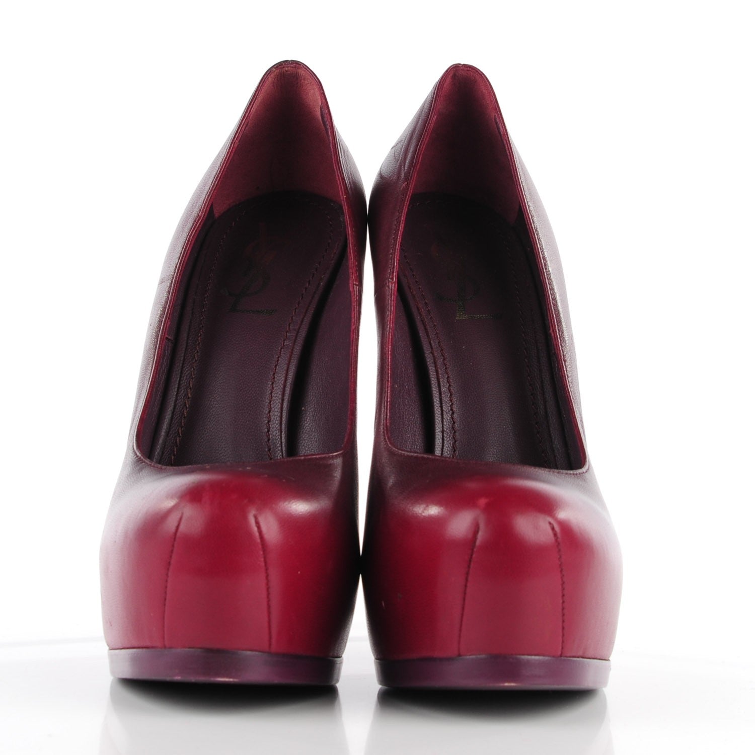 Saint Laurent Nappa Ombre Tribtoo 105 Platform Pumps 40 2 of 6
